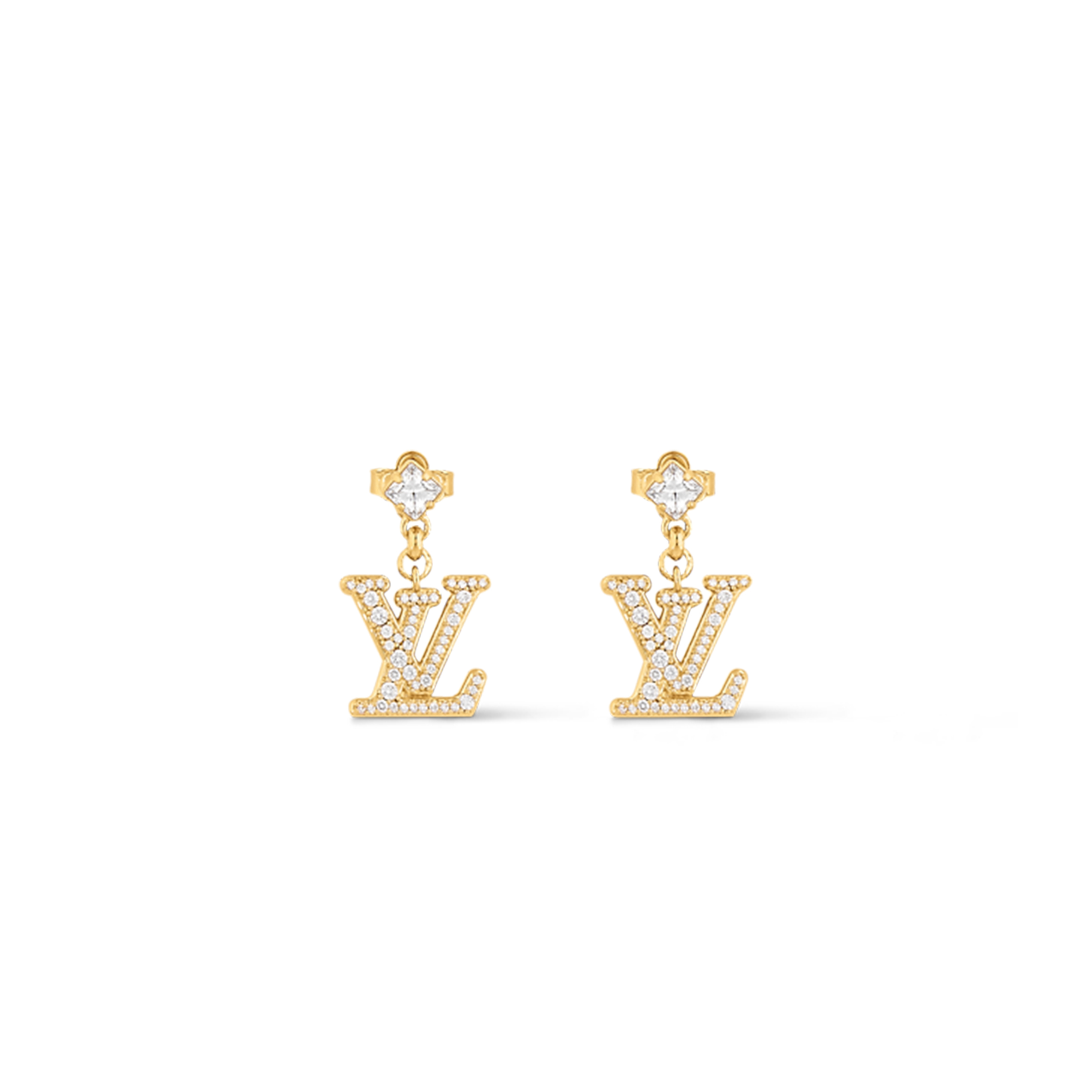 LOUIS VUITTON LADY LV EARRINGS M01844